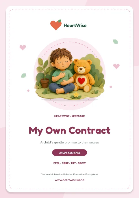 Preview of My Own Contract: a child’s keepsake