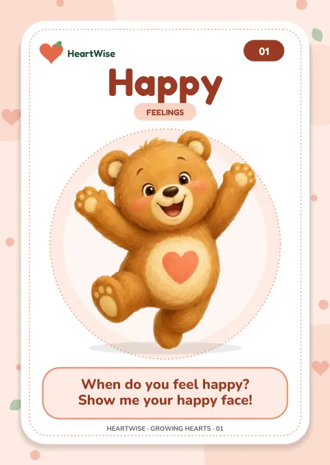Preview of Growing Hearts Flash Cards (40)